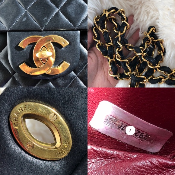[SOLD]Chanel XL Vintage Classic Single Flap - Picture 11 of 12